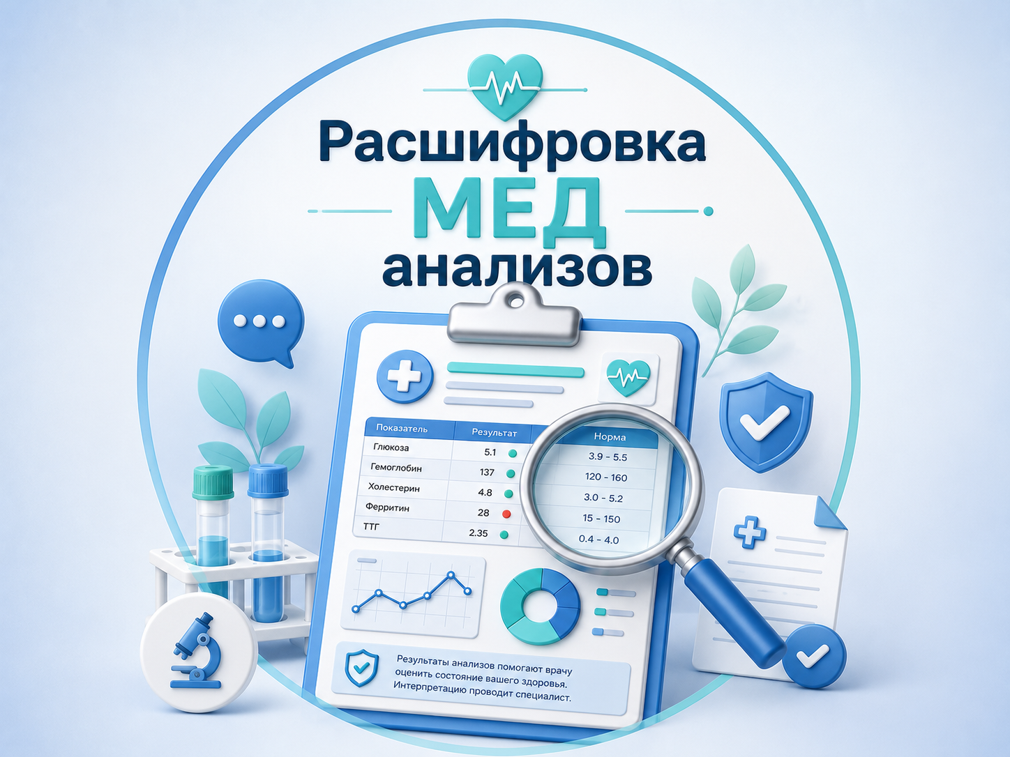 Расшифровка МЕД анализов
