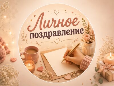 Личное поздравление