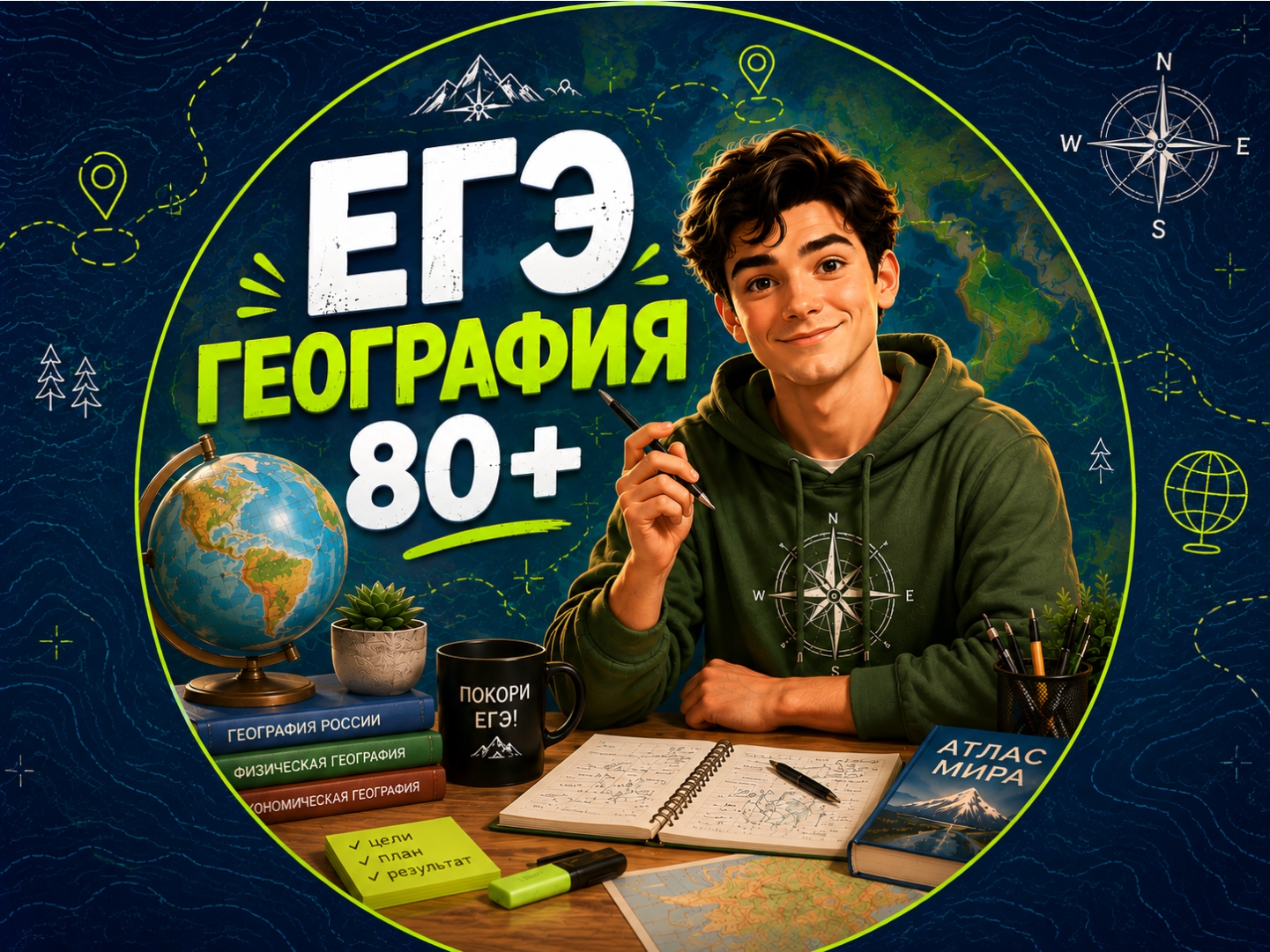 ЕГЭ География 80+