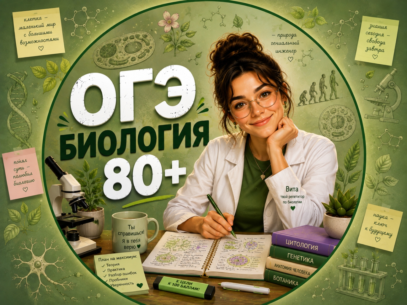 ОГЭ Биология 80+